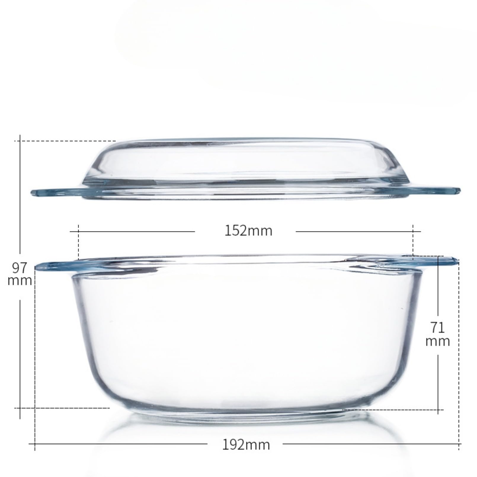 ガラスチューブ 円筒形ガラス製品 Φ202mm ガラスキャニスター 円筒 ソーダガラス 蓋浅 180ml φ89 H40
